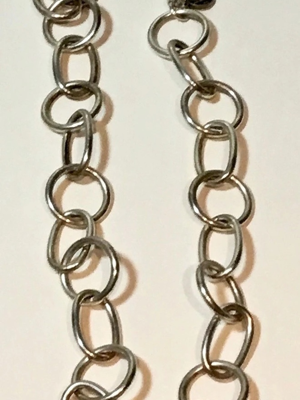 Coreen Cordova Sterling Silver Link Pendant Necklace 17”